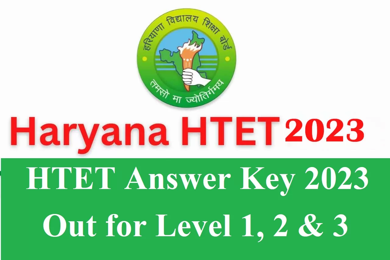 HTET Answer Key 2023