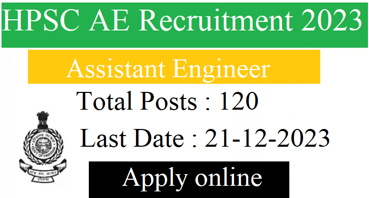 HPSC AE Recruitment 2023